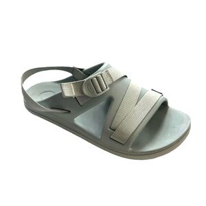 Chaco Chillos Sports Sandals Adjustable Strap Aqua Blue Gray Women’s Size 10